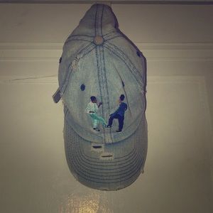 KID N PLAY DISTRESSED DENIM DAD HAT